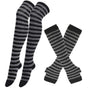 Women Knitted Fingerless Arm Sleeves Winter Costume Party Gloves V1263-JX-5640