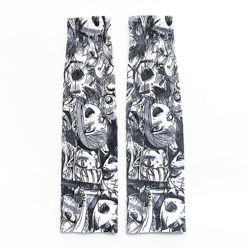 Cow Print Cooling Arm Sleeves UV Protection Long Arm Covers V1263-JX-5643