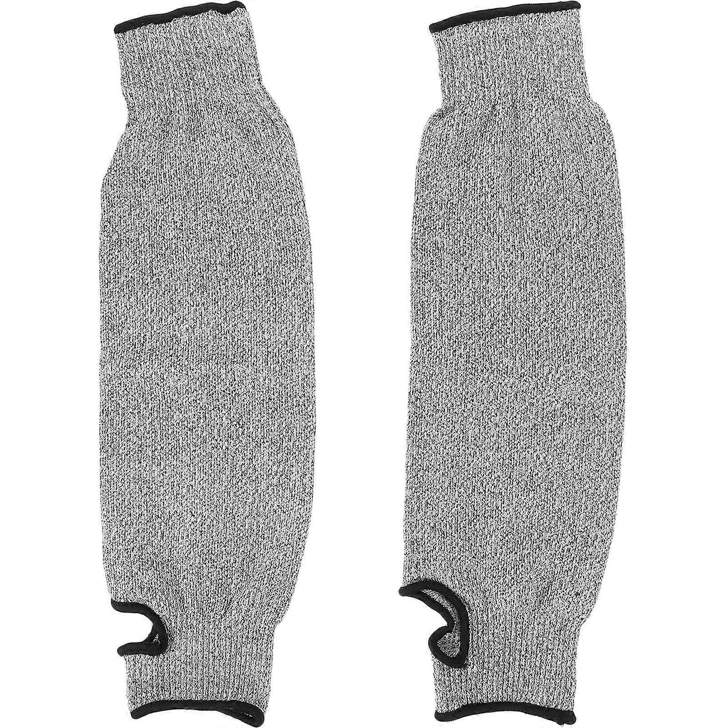 Gardening Arm Sleeves Protective Thumb Hole Design 45cm 1 Pair V1263-JX-5649