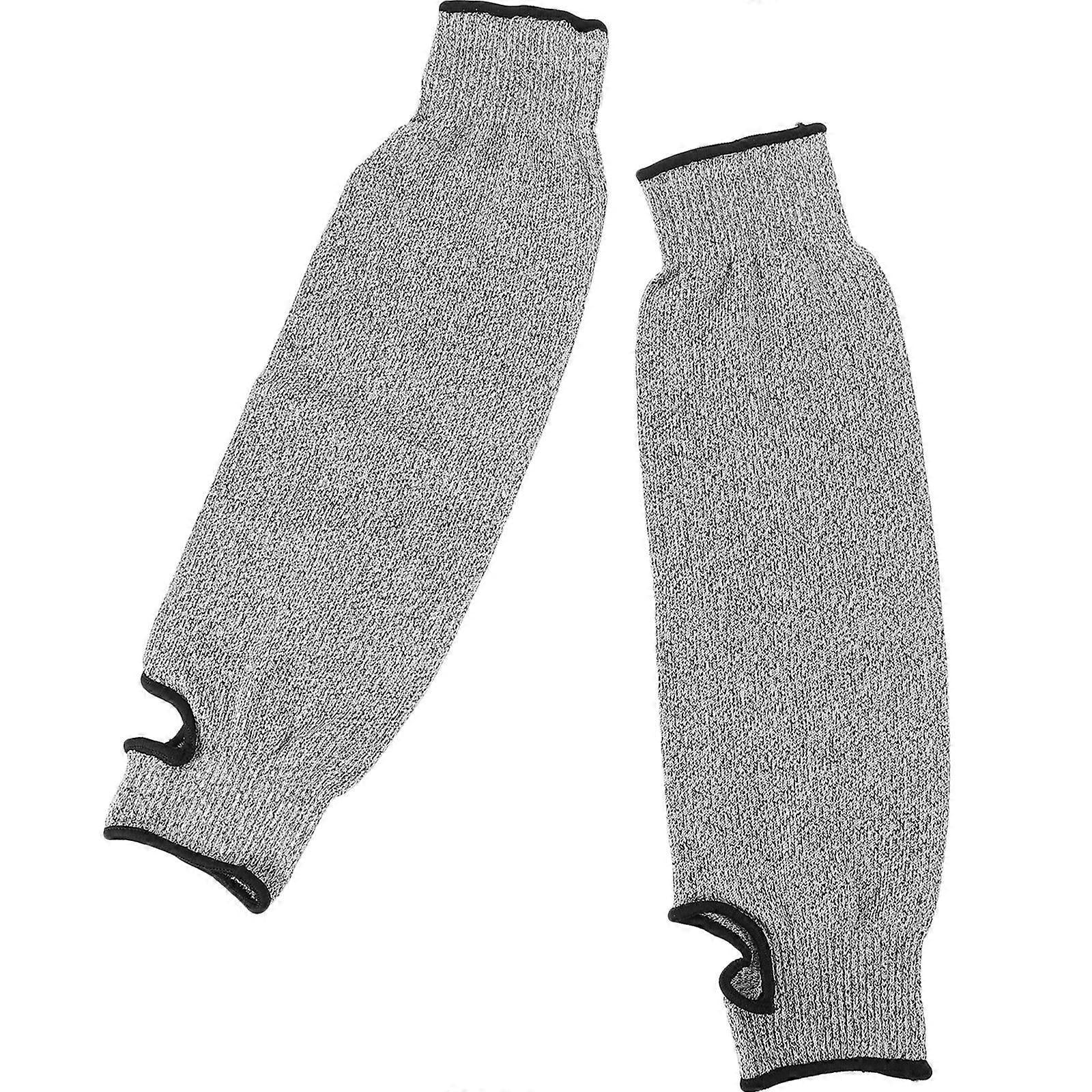 Gardening Arm Sleeves Protective Thumb Hole Design 45cm 1 Pair V1263-JX-5649