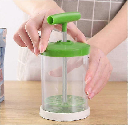 Manual Whipped Cream Dispenser 450ml Professional Cream Whipper with Lid V1263-JX-5655