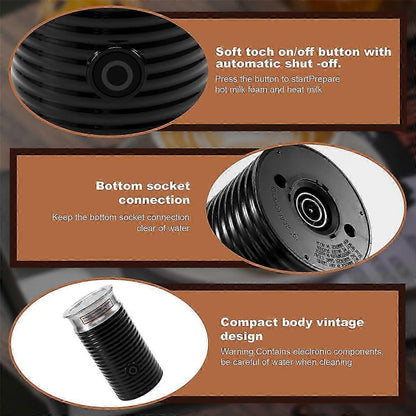 Automatic Hot & Cold Milk Frother Machine Cappuccino Coffee Maker Companion V1263-JX-5656