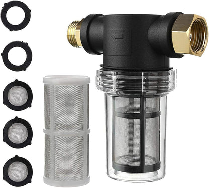 40 Mesh Water Filter Bowl Integrated Clear Screen for Garden Pressure Washer V1263-JX-5658