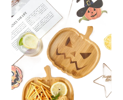 Halloween Pumpkin Storage Plate Home Decor V1263-JX-566