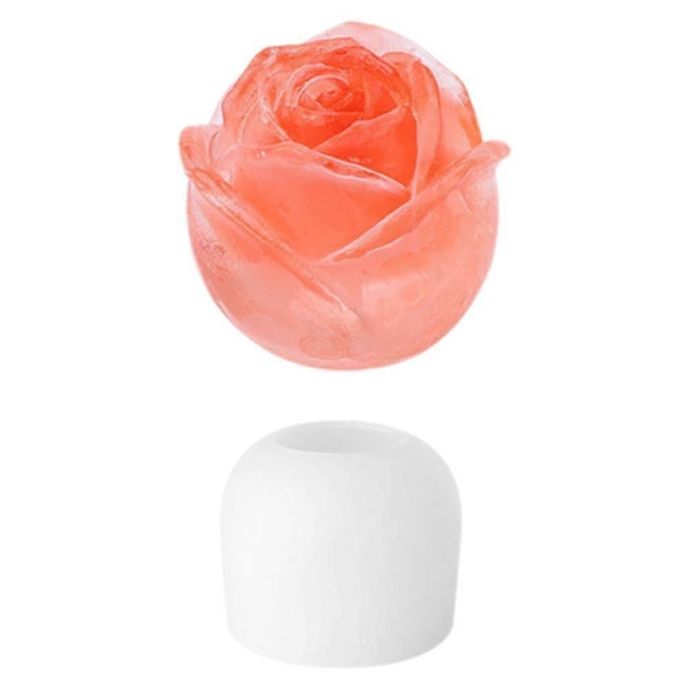 Rose Flower Ice Tray Bear Mold Silicone Ice Maker for Coffee Tea Wine Cola V1263-JX-5663