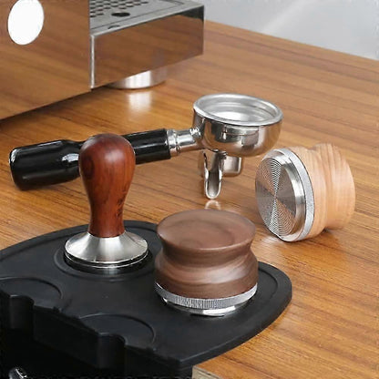 58.35mm Espresso Coffee Distributor Tamper with Four Inclined Slopes Base V1263-JX-5664