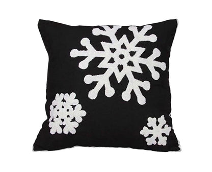 Xmas Throw Pillows Case for Living Room-Black V1263-JX-567