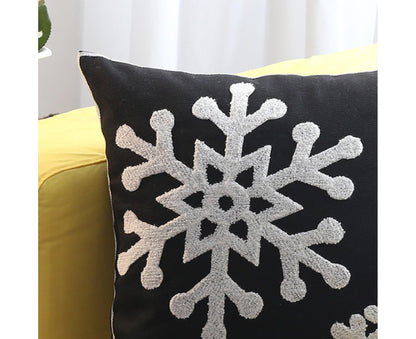 Xmas Throw Pillows Case for Living Room-Black V1263-JX-567