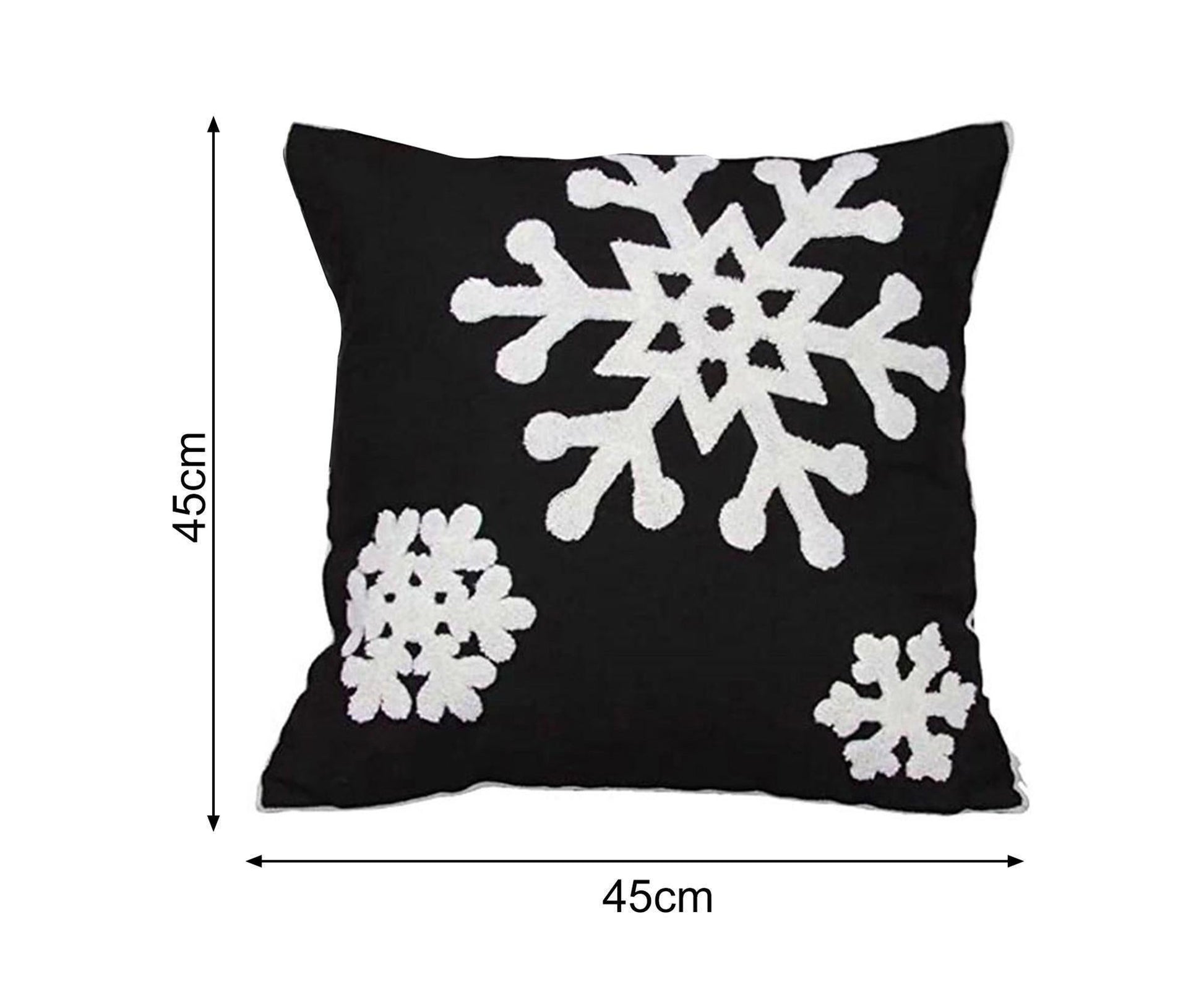 Xmas Throw Pillows Case for Living Room-Black V1263-JX-567
