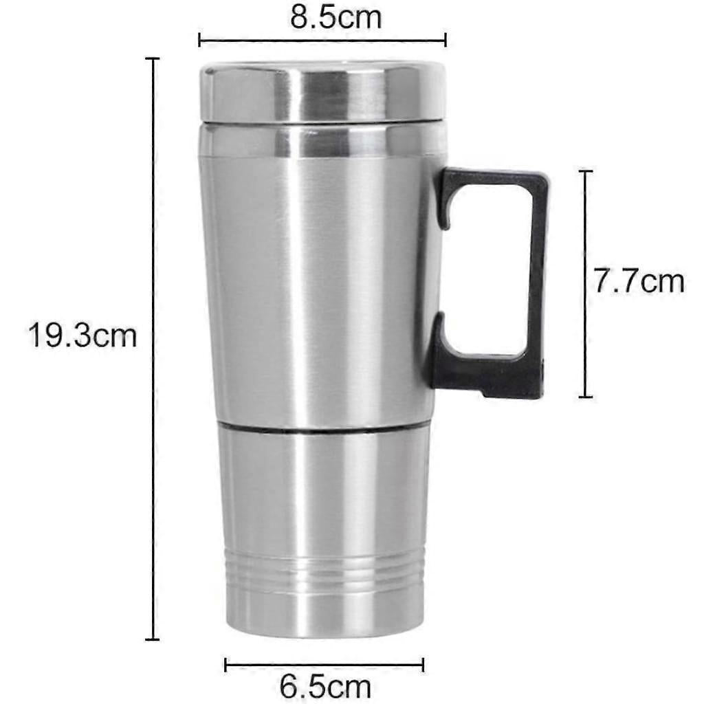 12V Electric Kettle Stainless Steel Tea Coffee Maker warmer for Car Camping V1263-JX-5672