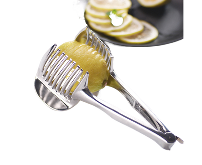 Fruit Slicer Stainless Steel Vegetable Cutter-Silver V1263-JX-568