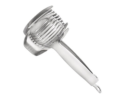 Fruit Slicer Stainless Steel Vegetable Cutter-Silver V1263-JX-568