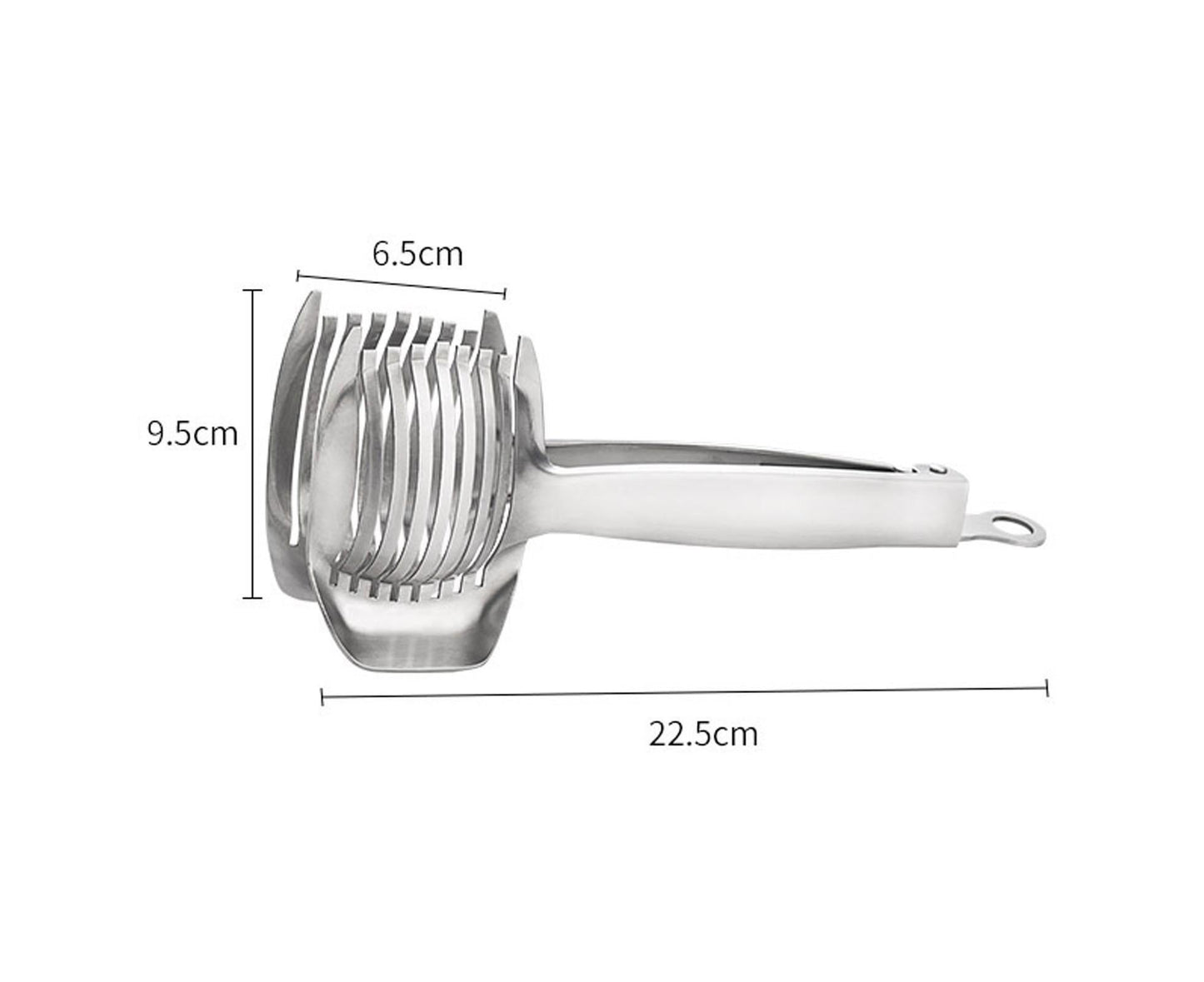Fruit Slicer Stainless Steel Vegetable Cutter-Silver V1263-JX-568