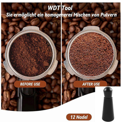 Coffee Tamper Set 51mm with 304 Stainless Steel Base Espresso Tamper Kit V1263-JX-5683
