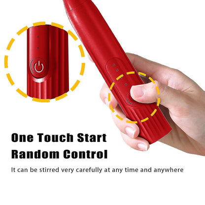 USB Rechargeable Handheld Milk Frother 2-in-1 Whisk Coffee Foam Maker V1263-JX-5684