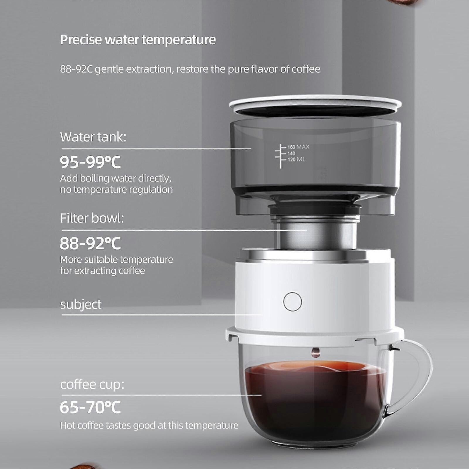 Stainless Steel Drip Coffee Maker Pour Over Manual Coffee Brewing Pot V1263-JX-5690