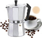 Italian Moka Pot Coffee Maker 6 Cup Classic Espresso Stovetop Coffee Maker V1263-JX-5693