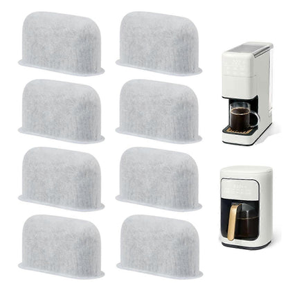 8Pcs Charcoal Water Filters Replacement for Coffee Maker Purification V1263-JX-5694