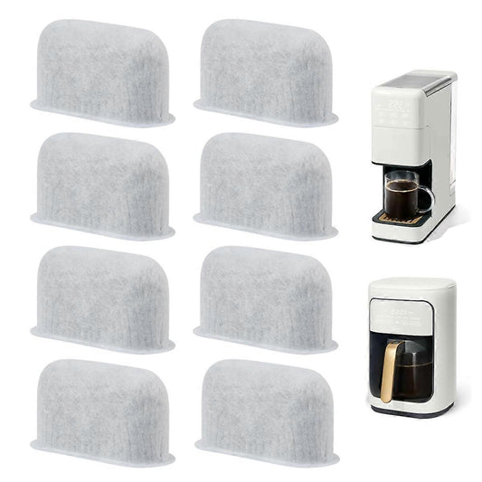 8Pcs Charcoal Water Filters Replacement for Coffee Maker Purification V1263-JX-5694