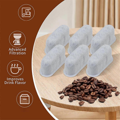 8Pcs Charcoal Water Filters Replacement for Coffee Maker Purification V1263-JX-5694