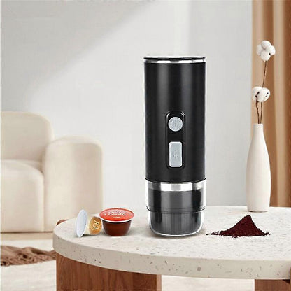 Portable Espresso Coffee Machine for Car & Home Capsule Electric Coffee Maker V1263-JX-5698