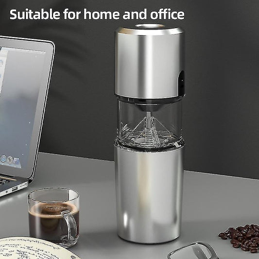 Drip Coffee Maker with Electric Coffee Bean Grinder Portable Outdoor Manual V1263-JX-5699