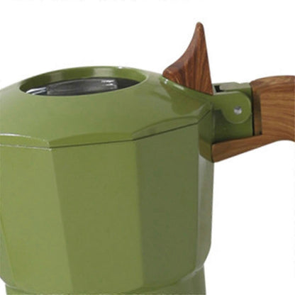 Classic Italian Moka Pot Stovetop Espresso Coffee Maker Mocha Pot Old Style V1263-JX-5702
