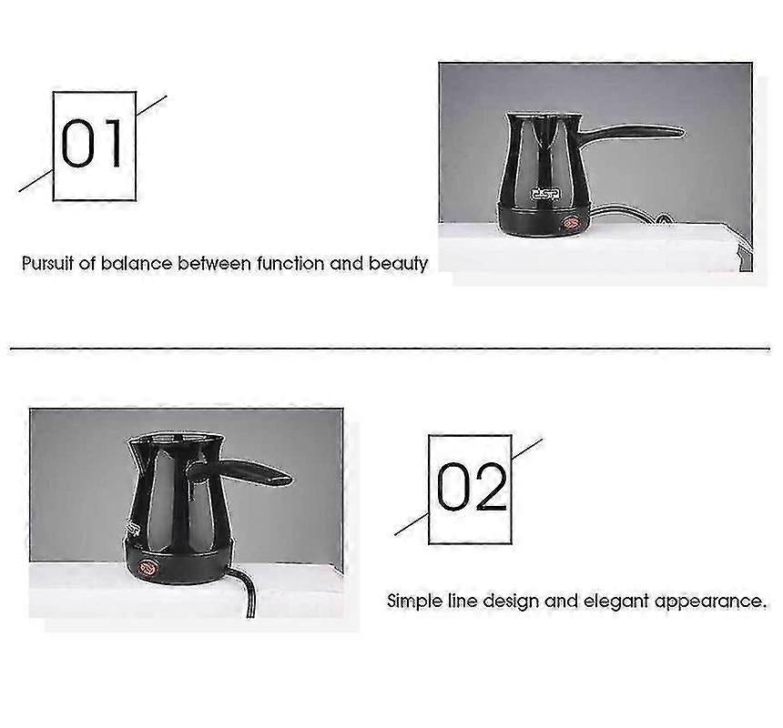 Electric Turkish Coffee Pot Stainless Steel Coffee Maker Machine V1263-JX-5716