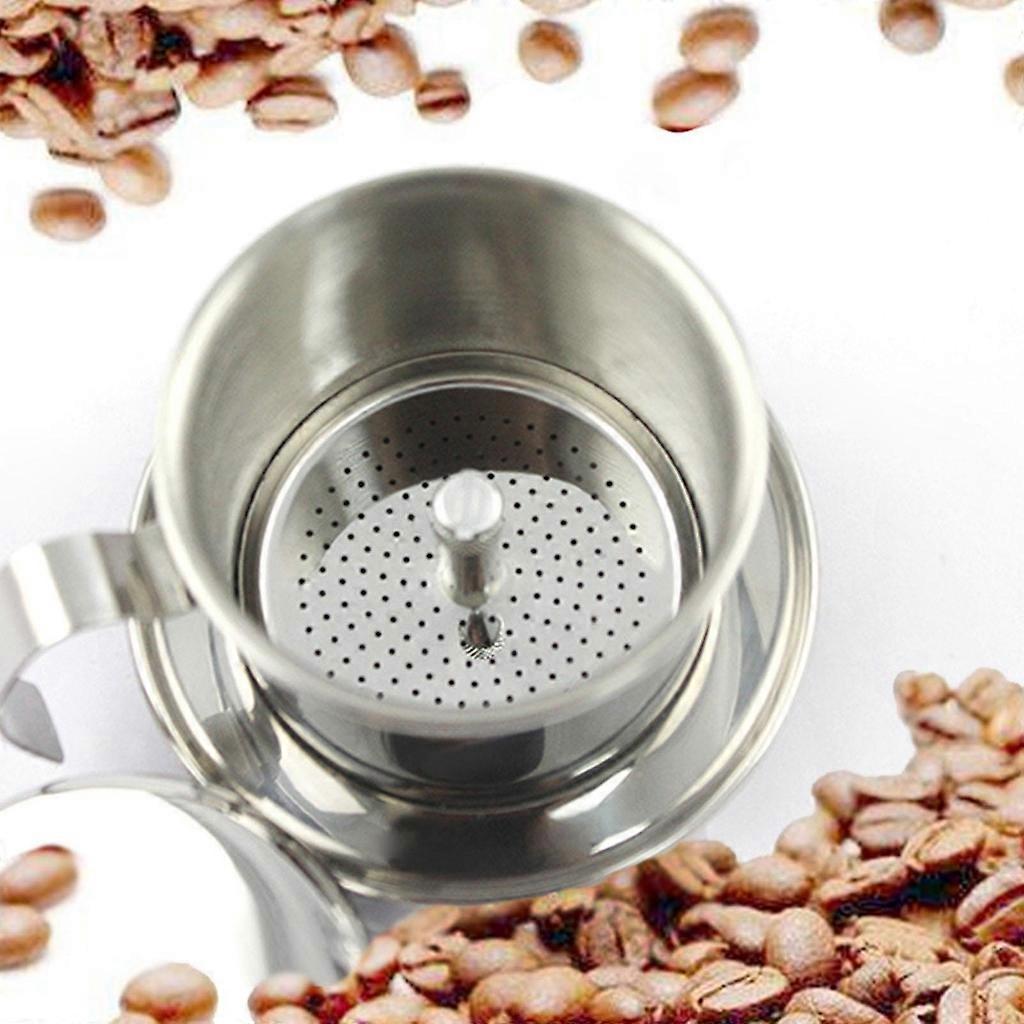 Vietnamese Coffee Filter Maker Press Stainless Steel Drip Cup Brewer V1263-JX-5717
