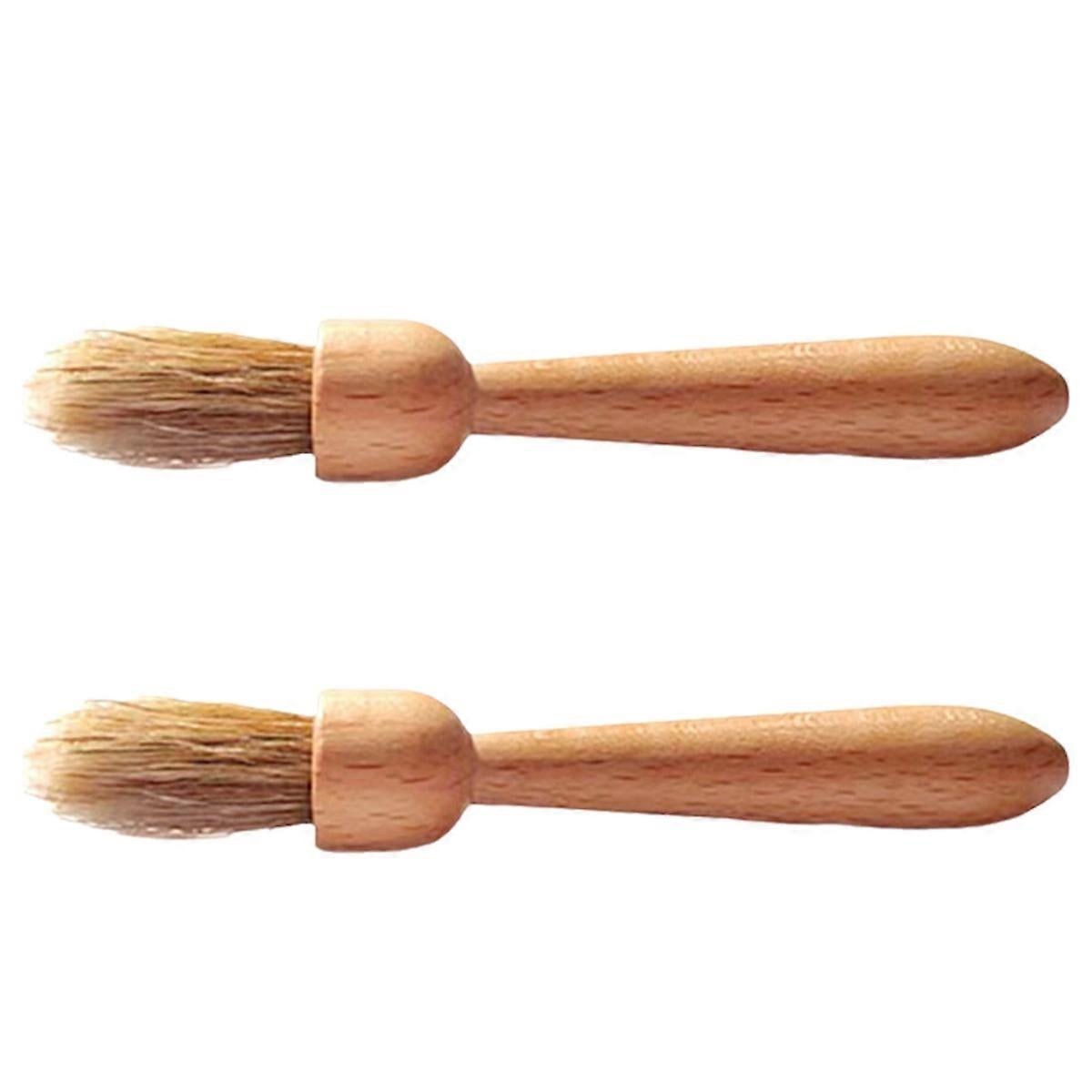 Coffee Grinder Brush Bamboo Handle Cleaning Brush Tool for Coffee Maker V1263-JX-5718