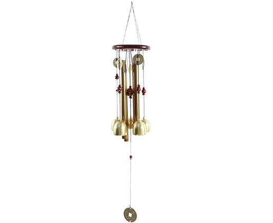 Wonderful Music Wind Chime with Copper Cash Anti-oxidation Metal Windchimes Bell for Garden- S V1263-JX-572