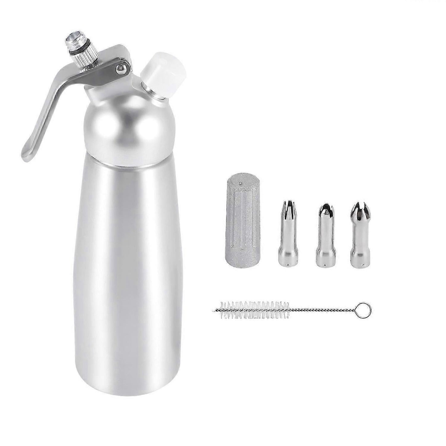 500ml Stainless Steel Whipped Cream Dispenser Professional Cream Canister V1263-JX-5722