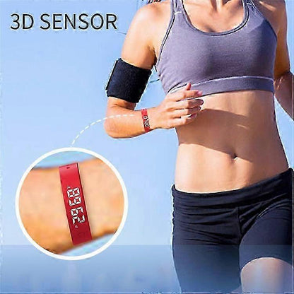 W5SV Smart Bracelet with Vibration Alarm Sleep Tracker Digital Display Fitness Watch V1263-JX-5727