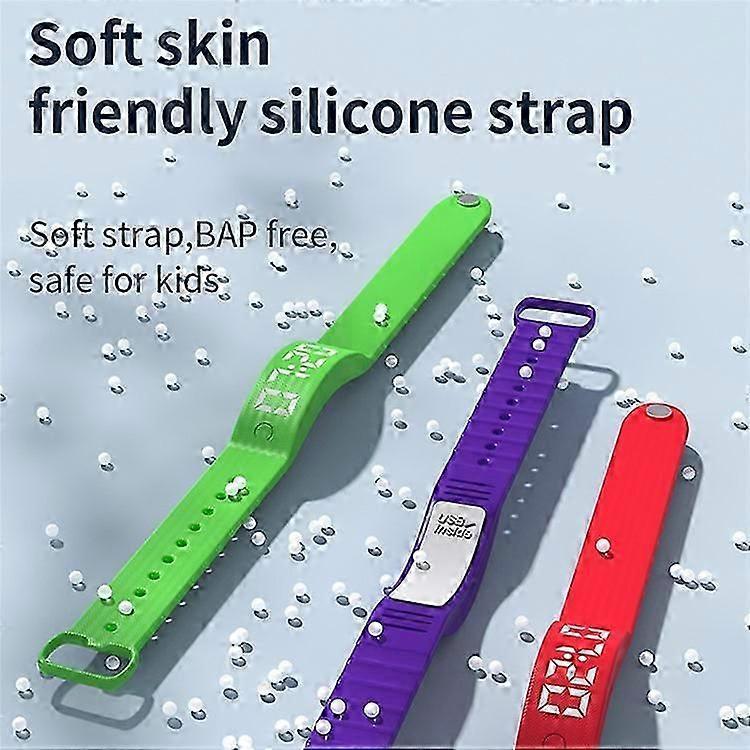 W5SV Smart Bracelet with Vibration Alarm Sleep Tracker Digital Display Fitness Watch V1263-JX-5727