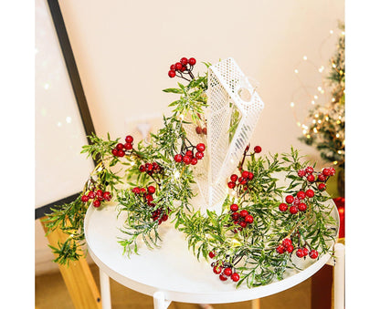 Xmas String Light Garden Decoration-Red V1263-JX-575