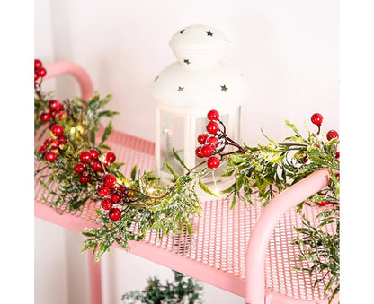 Xmas String Light Garden Decoration-Red V1263-JX-575