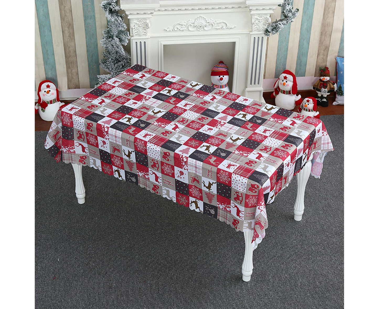 2.2m Christmas Tablecloth Kitchen Supplies-C V1263-JX-576