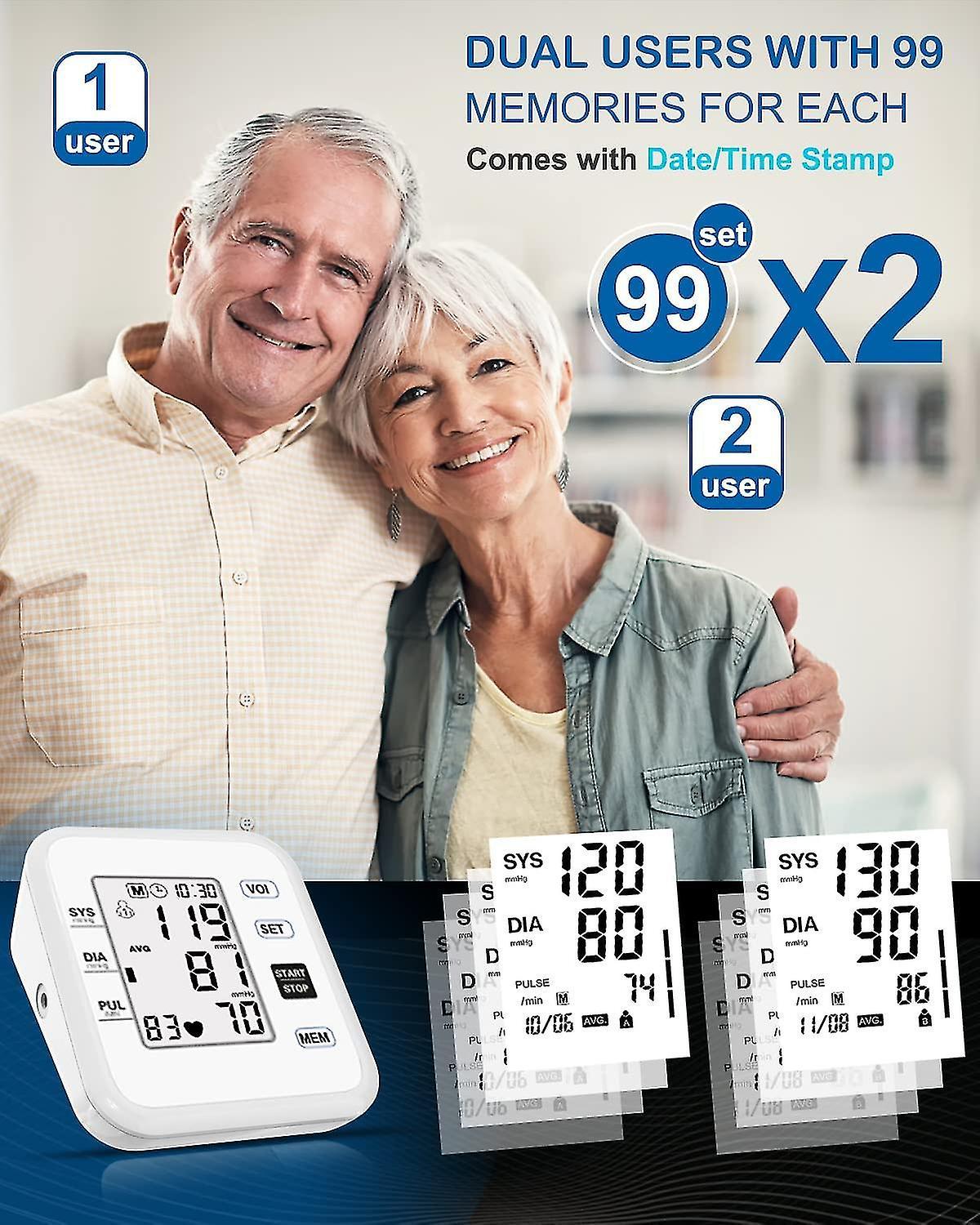 Upper Arm Digital Device with Large LCD Display Automatic Operation V1263-JX-5760
