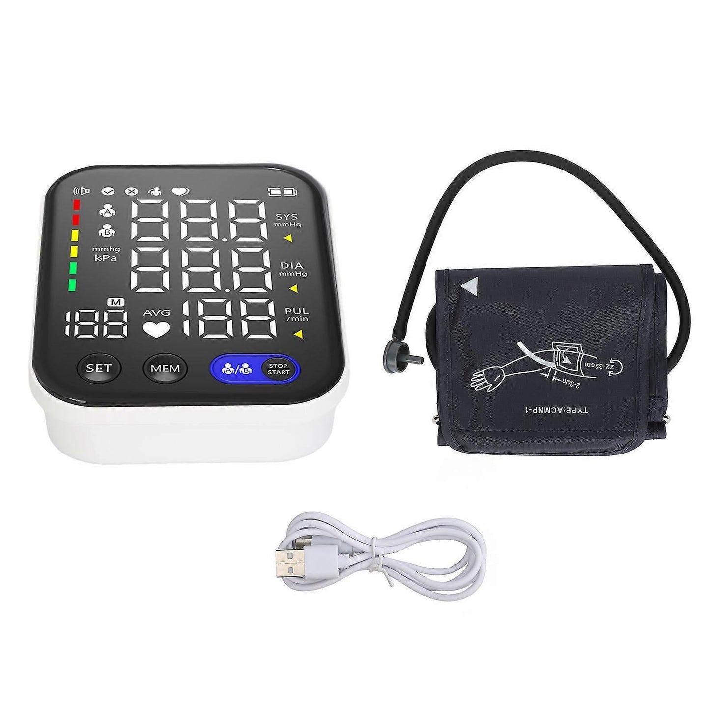 Intelligent Upper Arm Device with English Voice Prompt V1263-JX-5766