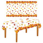 Thanksgiving Tablecloth Maple Leaf Accessories Holiday Party Background Wall Table Decoration 137*274cm V1263-JX-5772