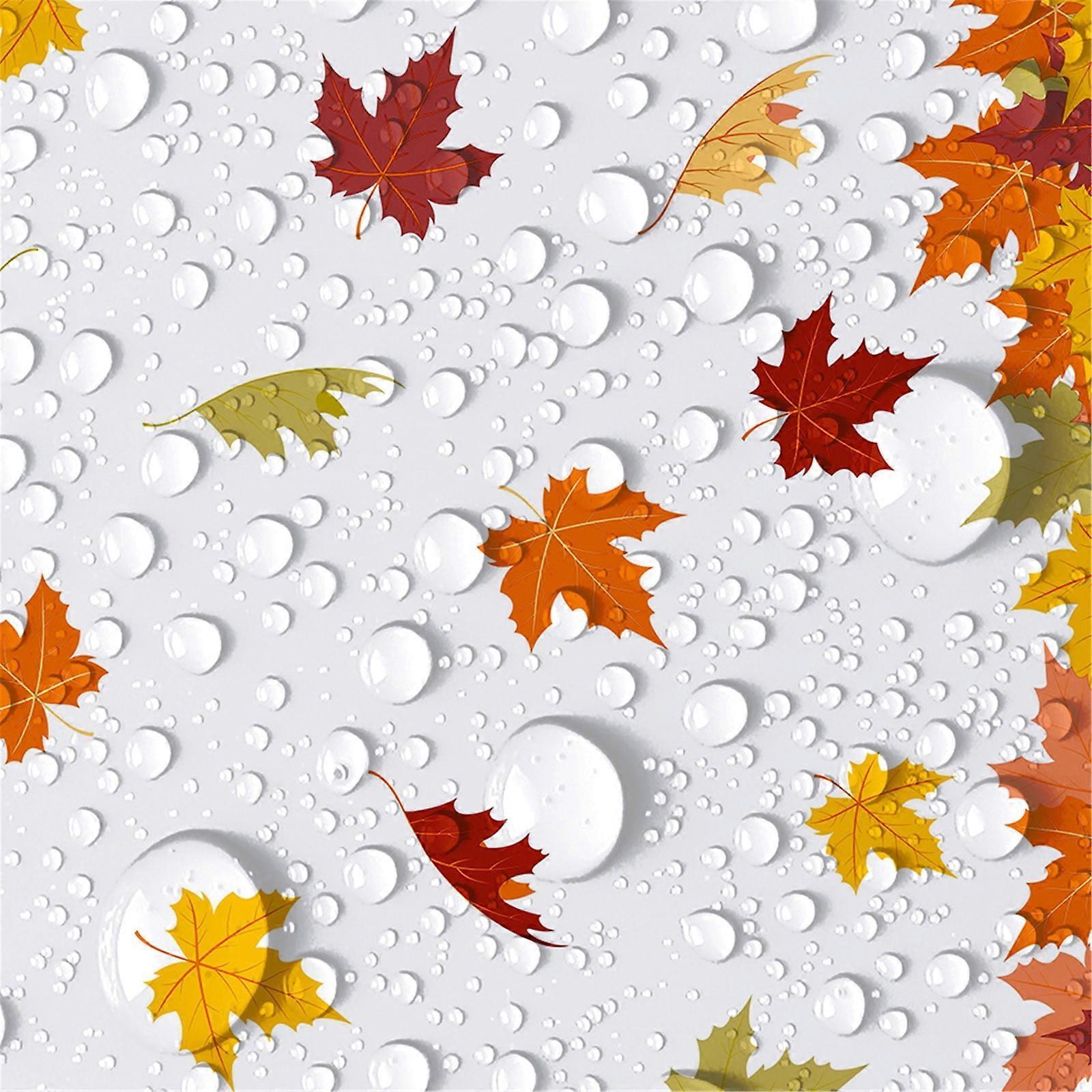 Thanksgiving Tablecloth Maple Leaf Accessories Holiday Party Background Wall Table Decoration 137*274cm V1263-JX-5772