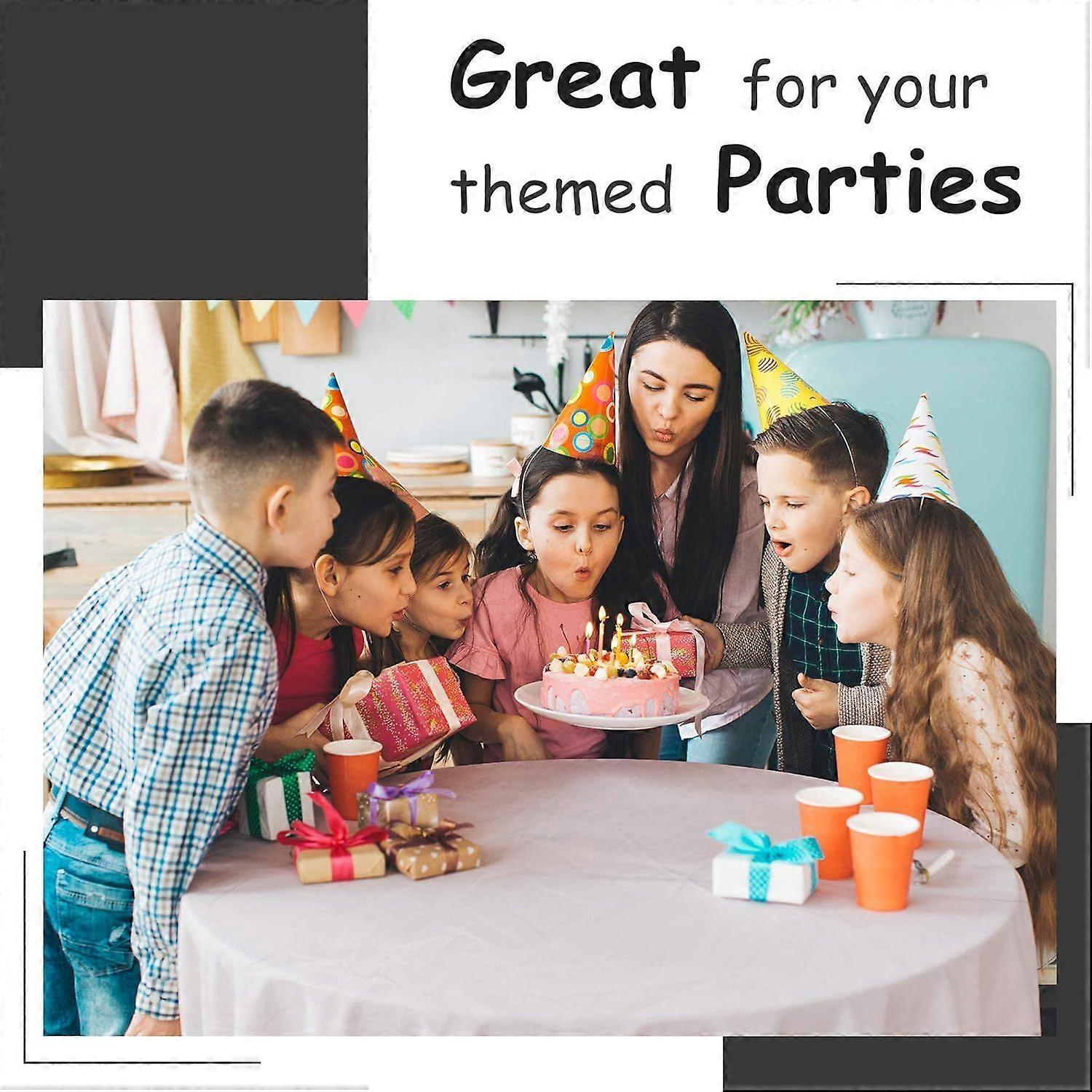5 Pack Premium White Plastic Tablecloth - 108 x 54 in V1263-JX-5773