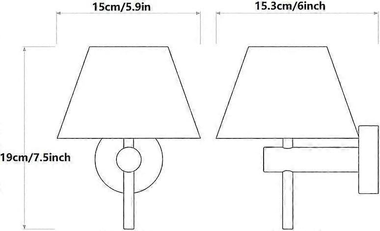 Battery Operated Wall Sconces Set of 2, USB Rechargeable Wireless Lamps, Remote, Linen Shade V1263-JX-5781