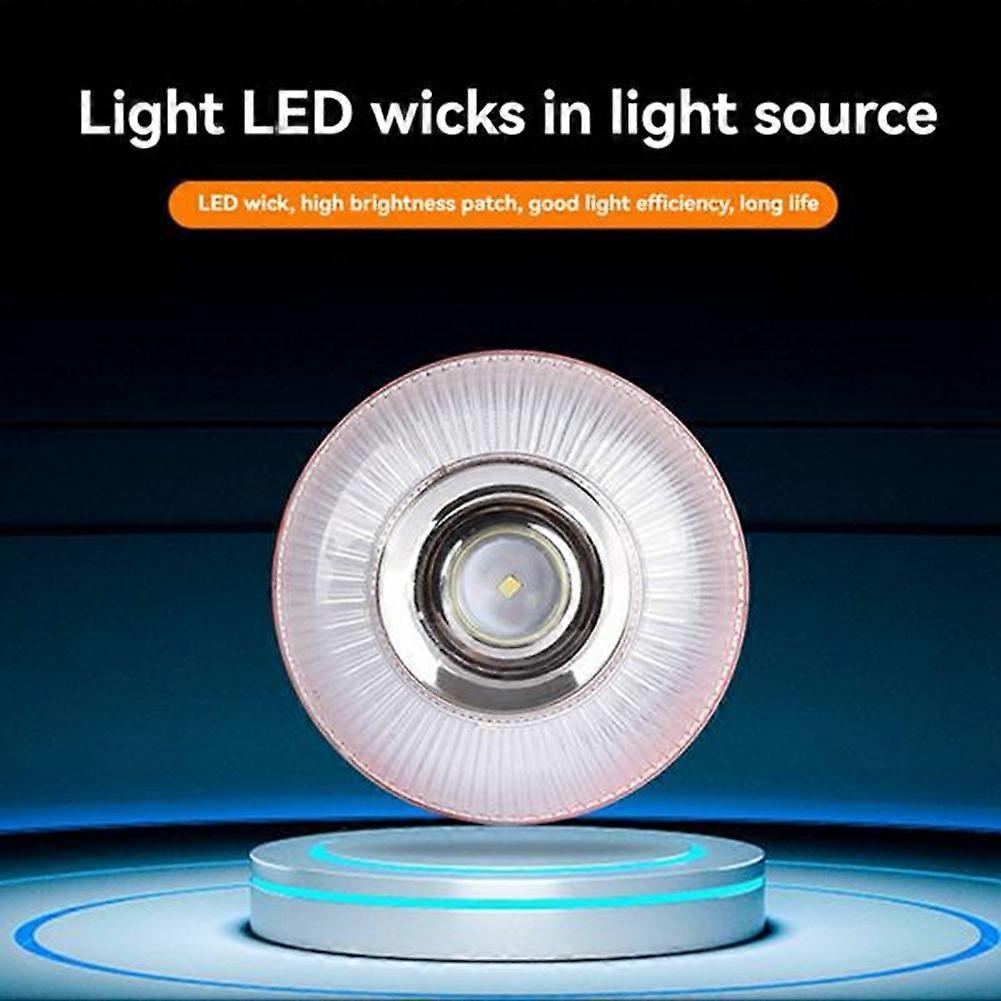 V16 Emergency LED Warning Lights 3PCS, White & Yellow Traffic Security Lamp V1263-JX-5798