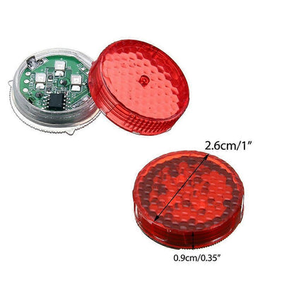Wireless Red Warning Light 2PCS, Induction High Brightness Vehicle Light V1263-JX-5805