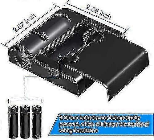 Wireless Car Door LED Logo Projector Lights 2PCS, Universal Courtesy Door Lamp V1263-JX-5811