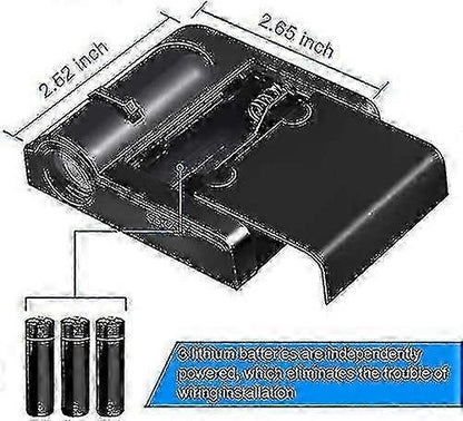 Wireless Car Door LED Logo Projector Lights 2PCS, Universal Courtesy Door Lamp V1263-JX-5811