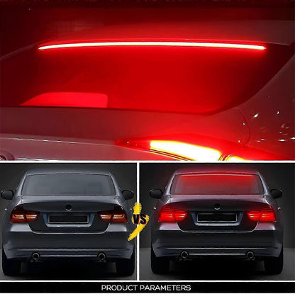 LED Brake Light Strip 35 Inch, Red 144 LEDs DC12V Rear Warning Light Bar V1263-JX-5812