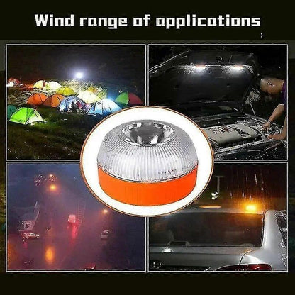 V16 Homologated Emergency Beacon Light, Rechargeable LED Warning Lamp V1263-JX-5813