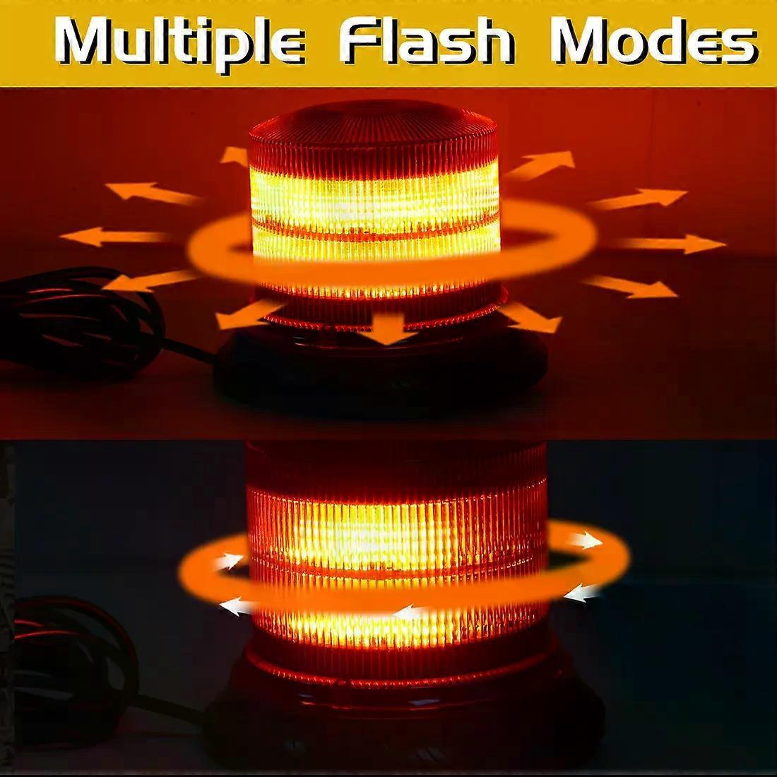 Car Roof LED Strobe Light 12-30V, Emergency Beacon for Truck Bus V1263-JX-5814